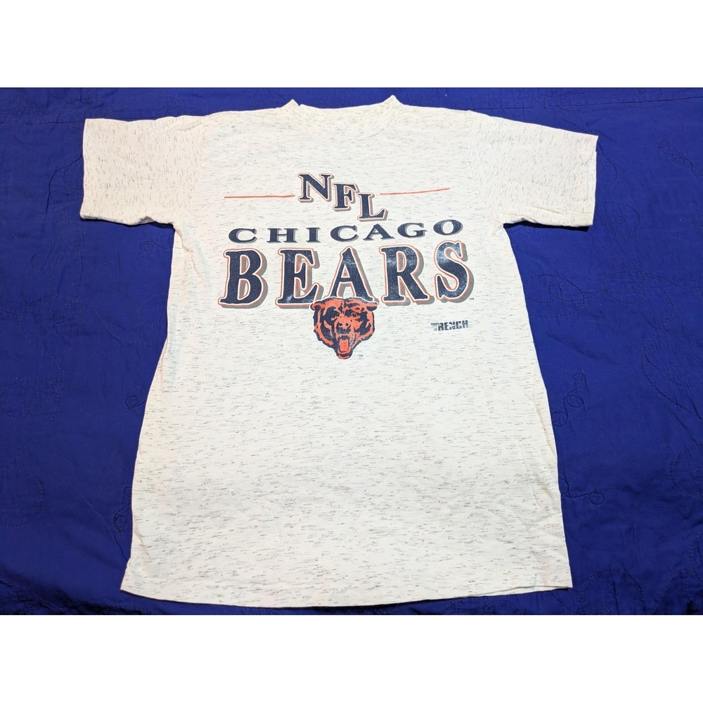 Vintage Chicago Bears Shirt Mens Medium White NFL Football Trench Ultra 90s